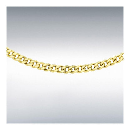 9ct Yellow Gold Curb Chain 22"