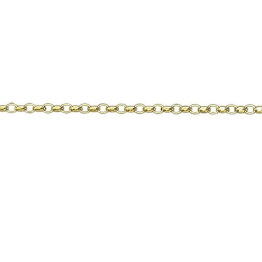 9ct Yellow Gold Minibel Filed 18" Chain