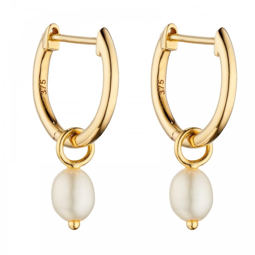 9ct Yellow Gold Pearl Earring Charms