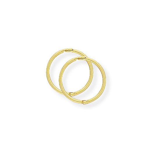 9ct Yellow Gold Sleeper - 12mm