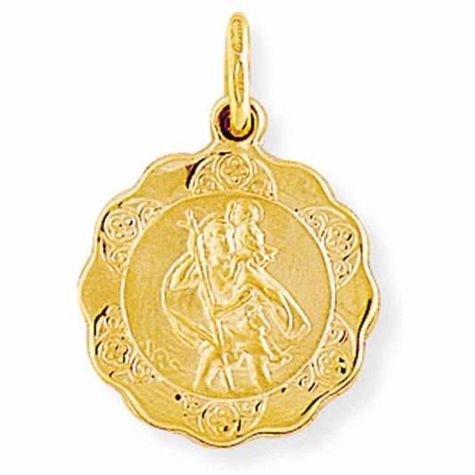 9ct Yellow Gold St Christopher