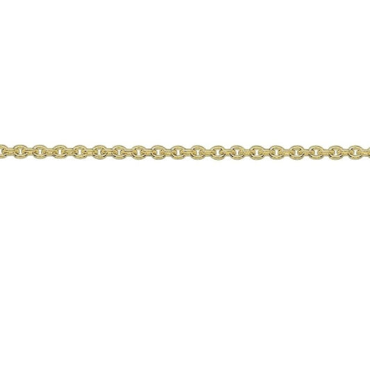 9ct Yellow Gold Trace Chain 18"