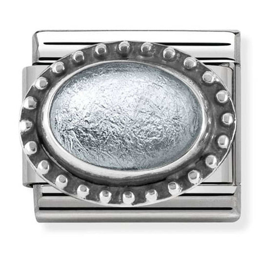 Agate Drusie Silver Moon