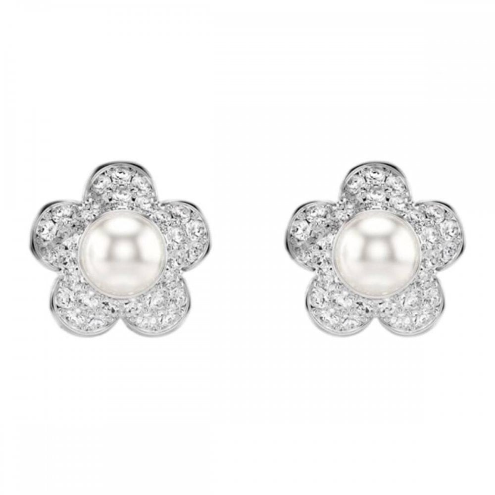 Ariana Grande X Round Pearl Flower Earrings