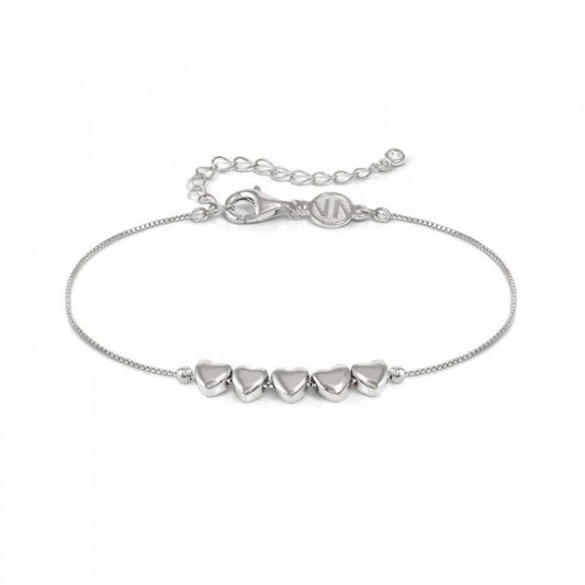 Armonica 5 Heart Silver Bracelet
