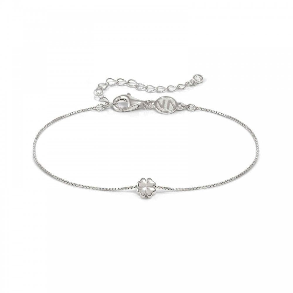 Armonica Four Leaf Clover Silver Bracelet