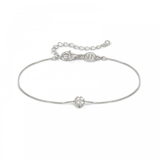 Armonica Four Leaf Clover Silver Bracelet