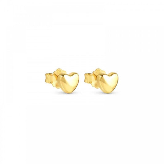 Armonica Gold Plated Heart Earrings