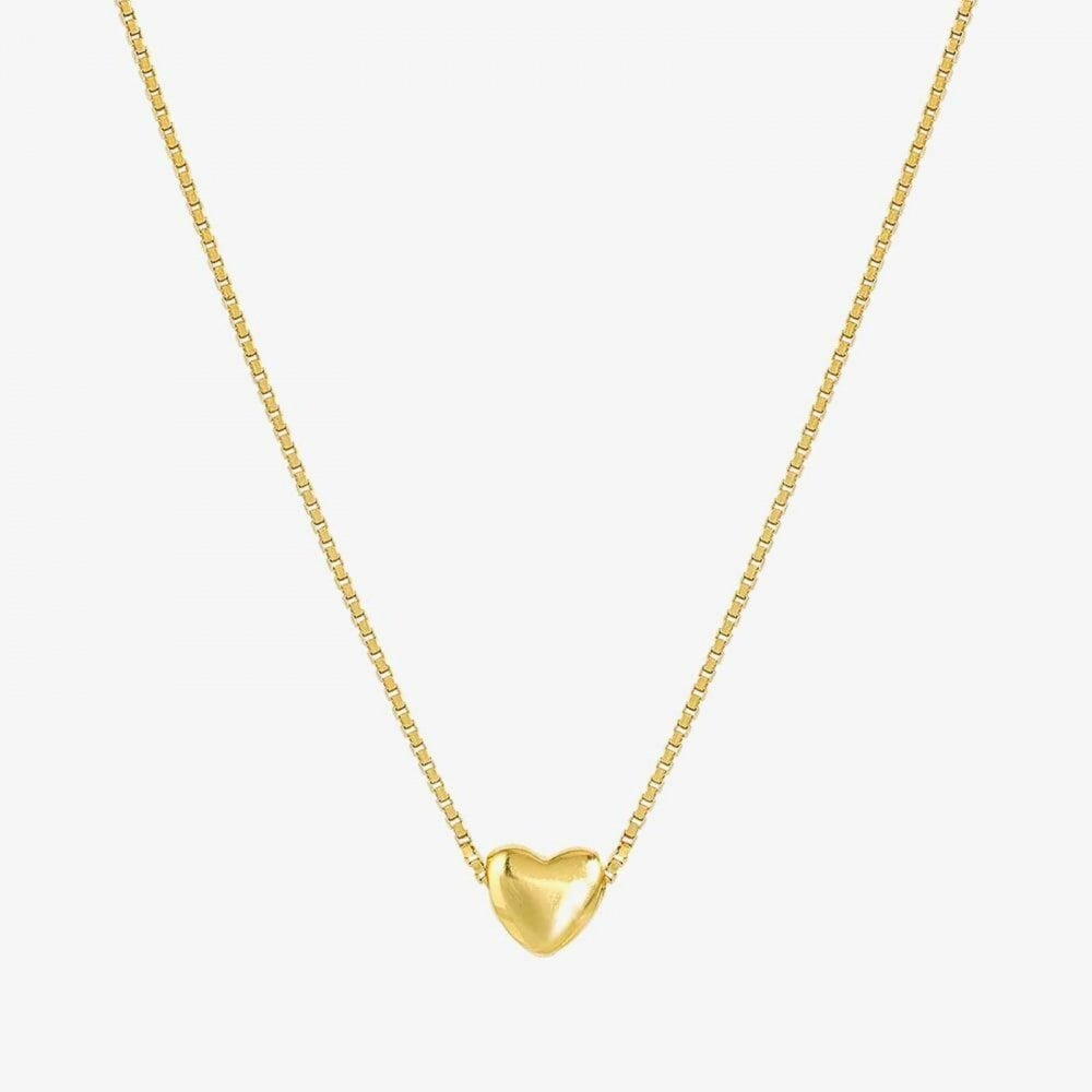 Armonica Gold Plated Heart Necklace