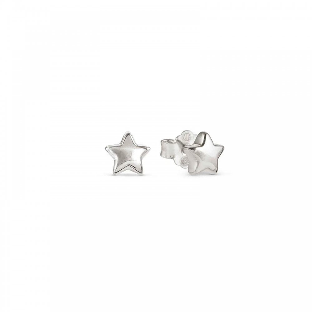 Armonica Silver Star Stud Earrings