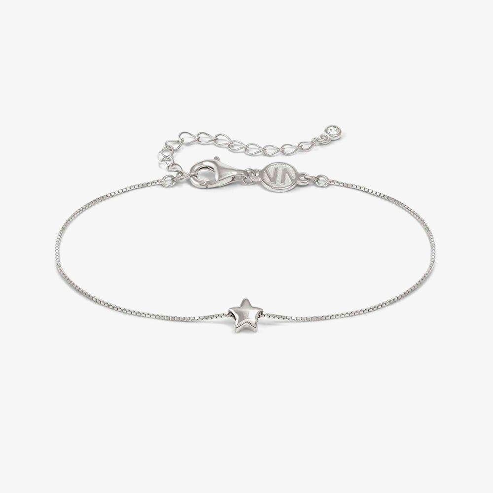 Armonica White Rhodium Cubic Zirconia Star Pendant