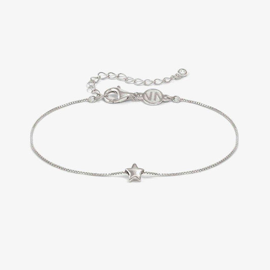 Armonica White Rhodium Cubic Zirconia Star Pendant