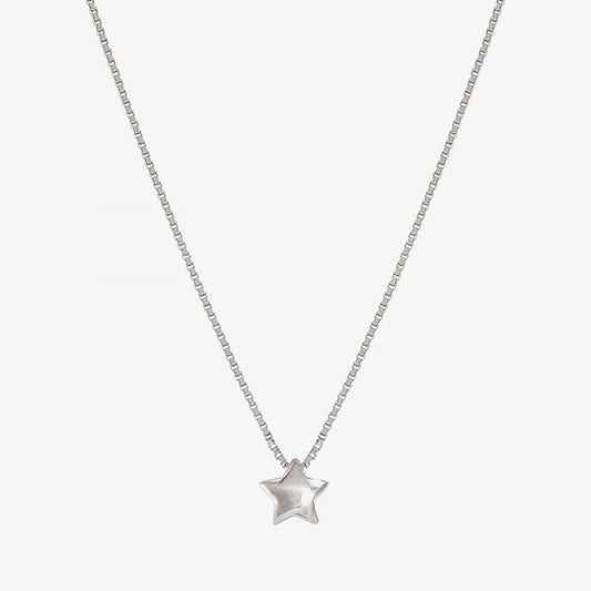 Armonica White Rhodium Star Pendant Necklace