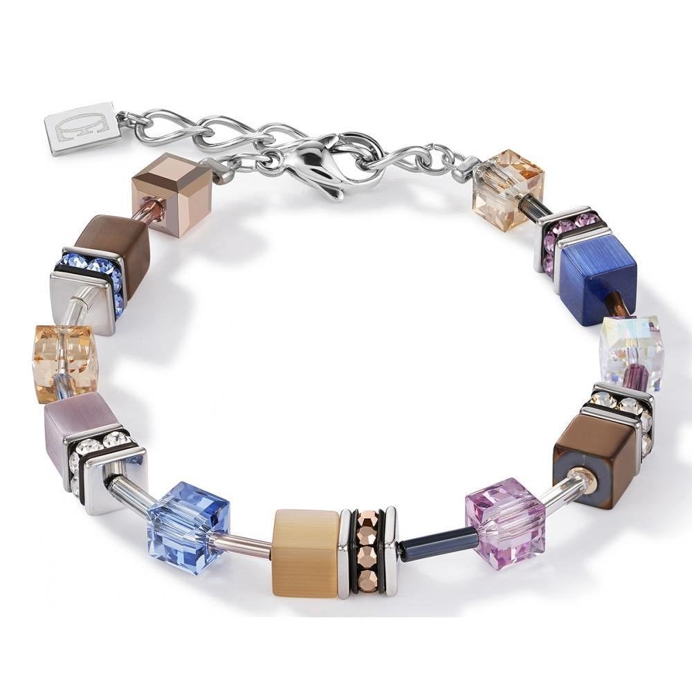 Blue-Brown-Lilac Bracelet