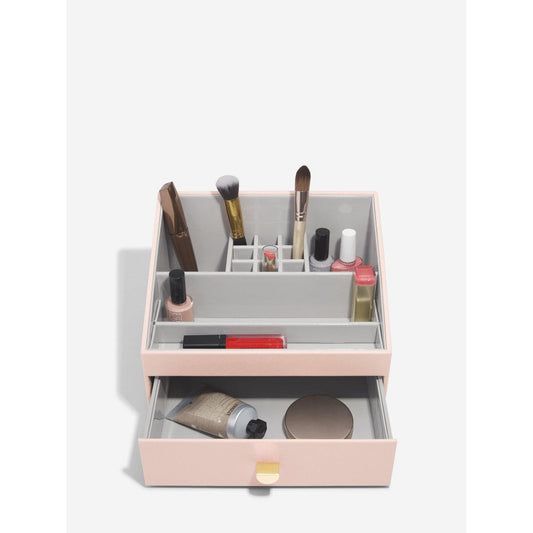 Blush Pink Makeup Organiser Caddy