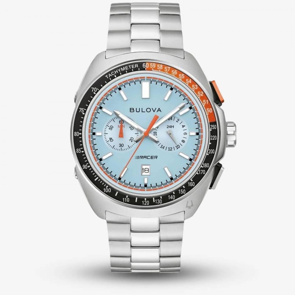 Bulova Gents Blue Chronograph Racing Performance Watch