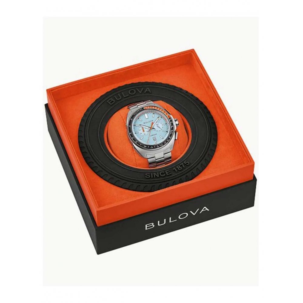 Bulova Gents Blue Chronograph Racing Performance Watch