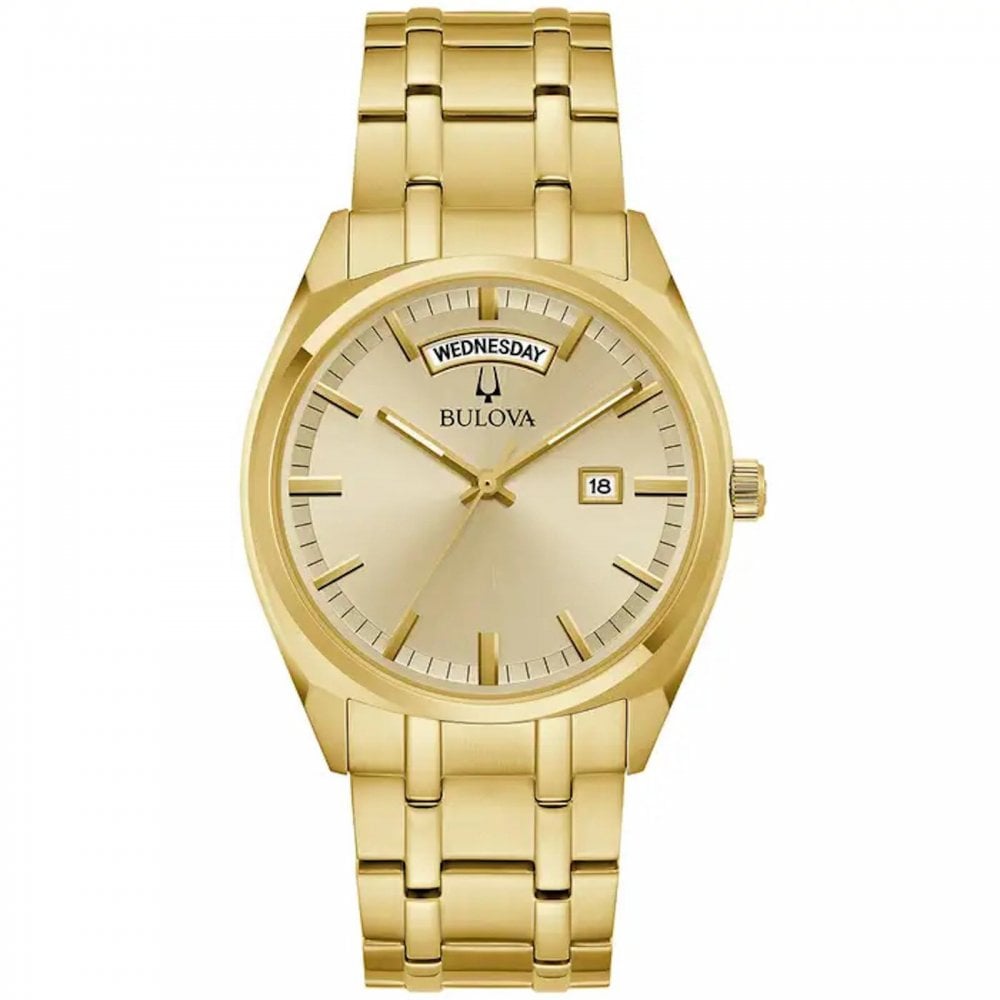 Bulova Gents Gold Plated Surveyor Watch
