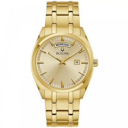 Bulova Gents Gold Plated Surveyor Watch