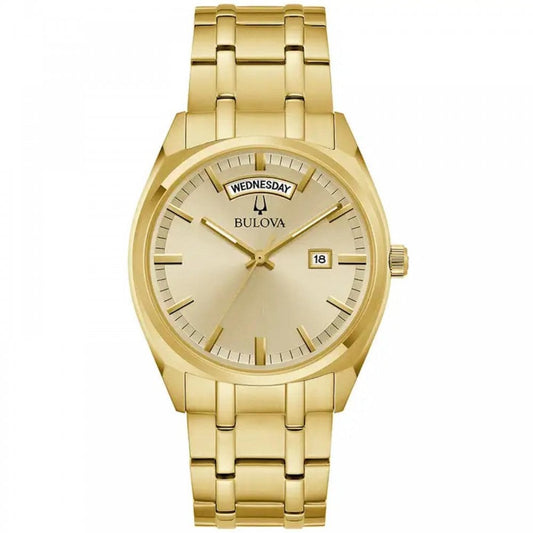 Bulova Gents Gold Plated Surveyor Watch