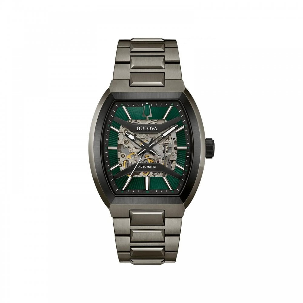 Bulova Gents Maquina Skeleton Watch