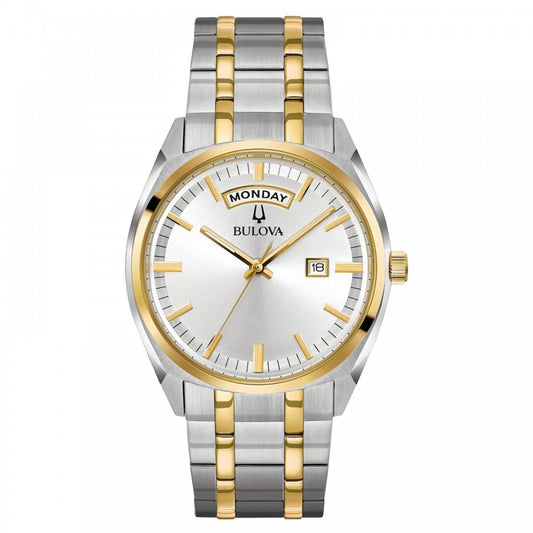 Bulova Gents Surveyor Classic Two Tone Bracelet Watch