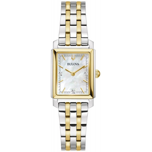 Bulova Sutton Mother of Pearl Diamond Quartz Ladies Watch
