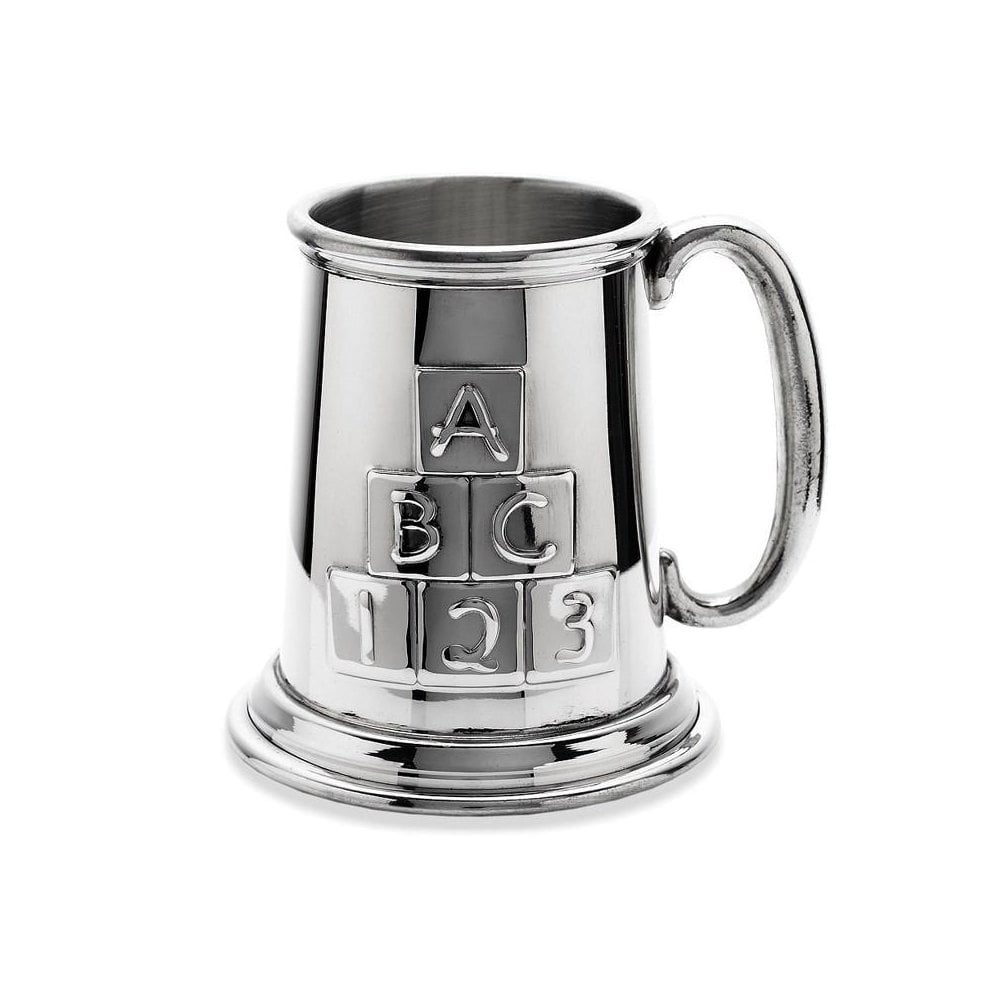 Childrens Pewter ABC Tankard