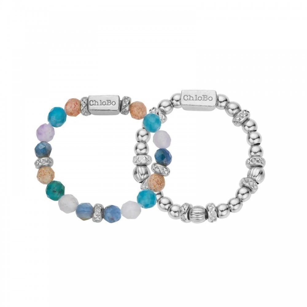 Chlobo Beautiful Energy Set of 2 Rings Medium