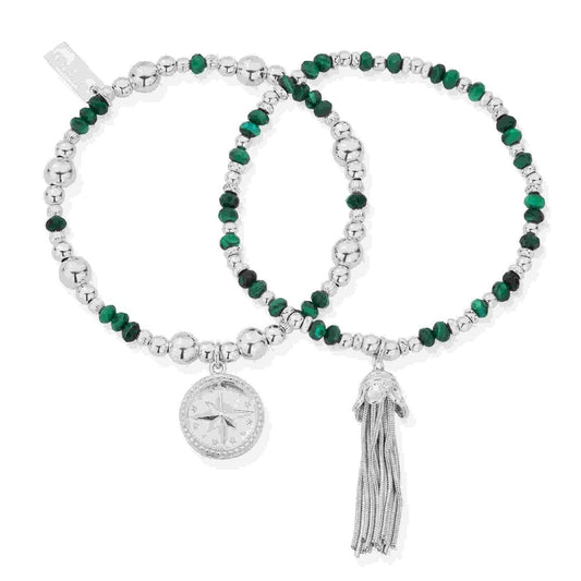 Chlobo Forever Wandering Malachite 2 Bracelets