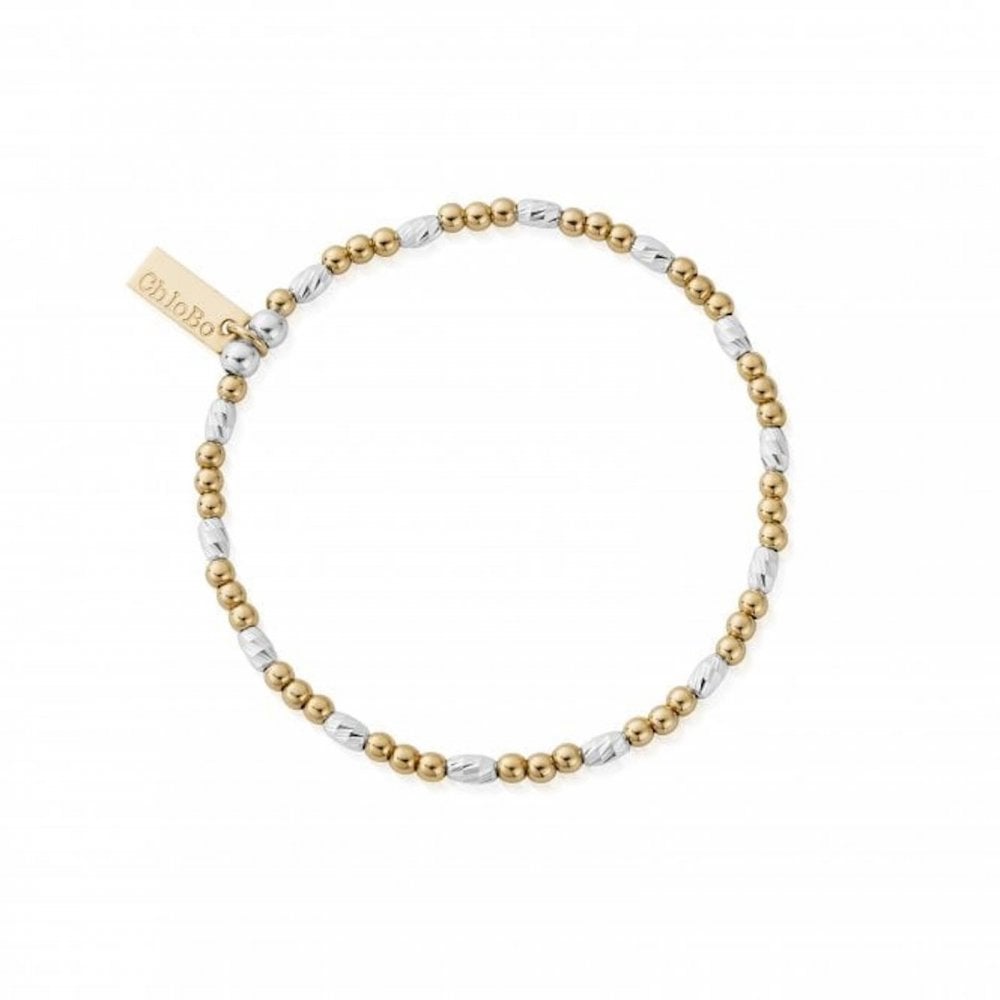 Chlobo Gold and Silver Dainty Sparkle Bracelet