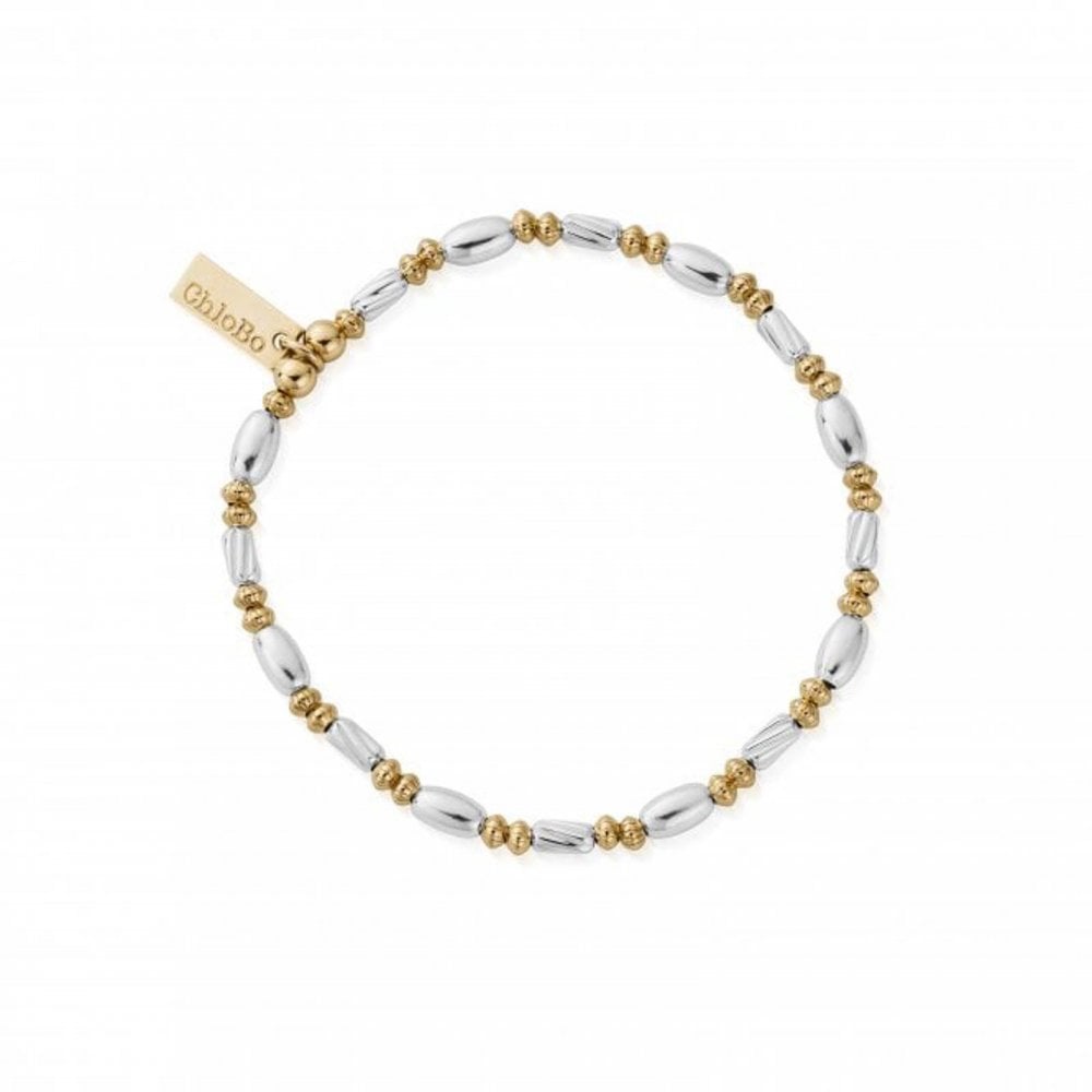 Chlobo Gold and Silver Twisted Bracelet