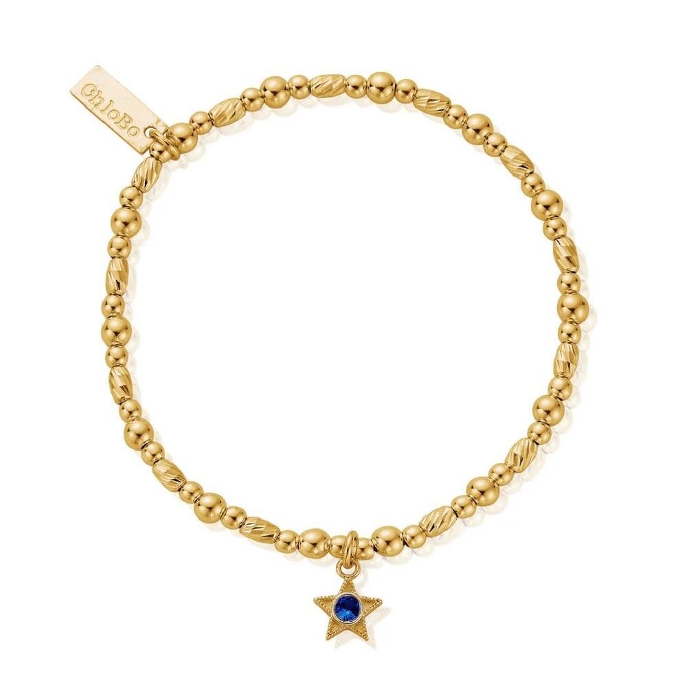ChloBo Gold December Tanzanite Birthstone Bracelet