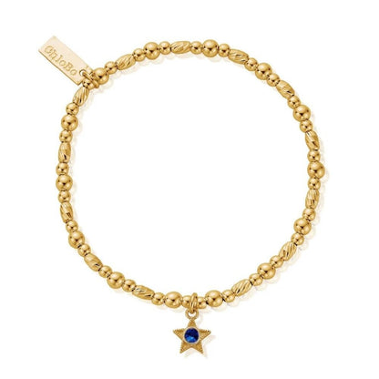 ChloBo Gold December Tanzanite Birthstone Bracelet