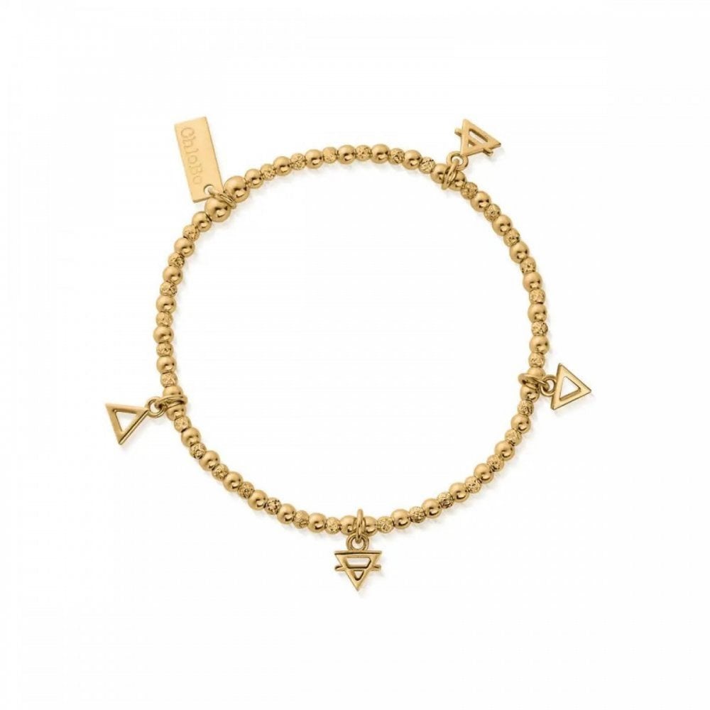 Chlobo Gold Multi Charm Elements Bracelet