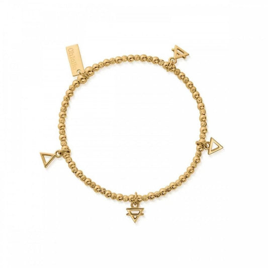 Chlobo Gold Multi Charm Elements Bracelet