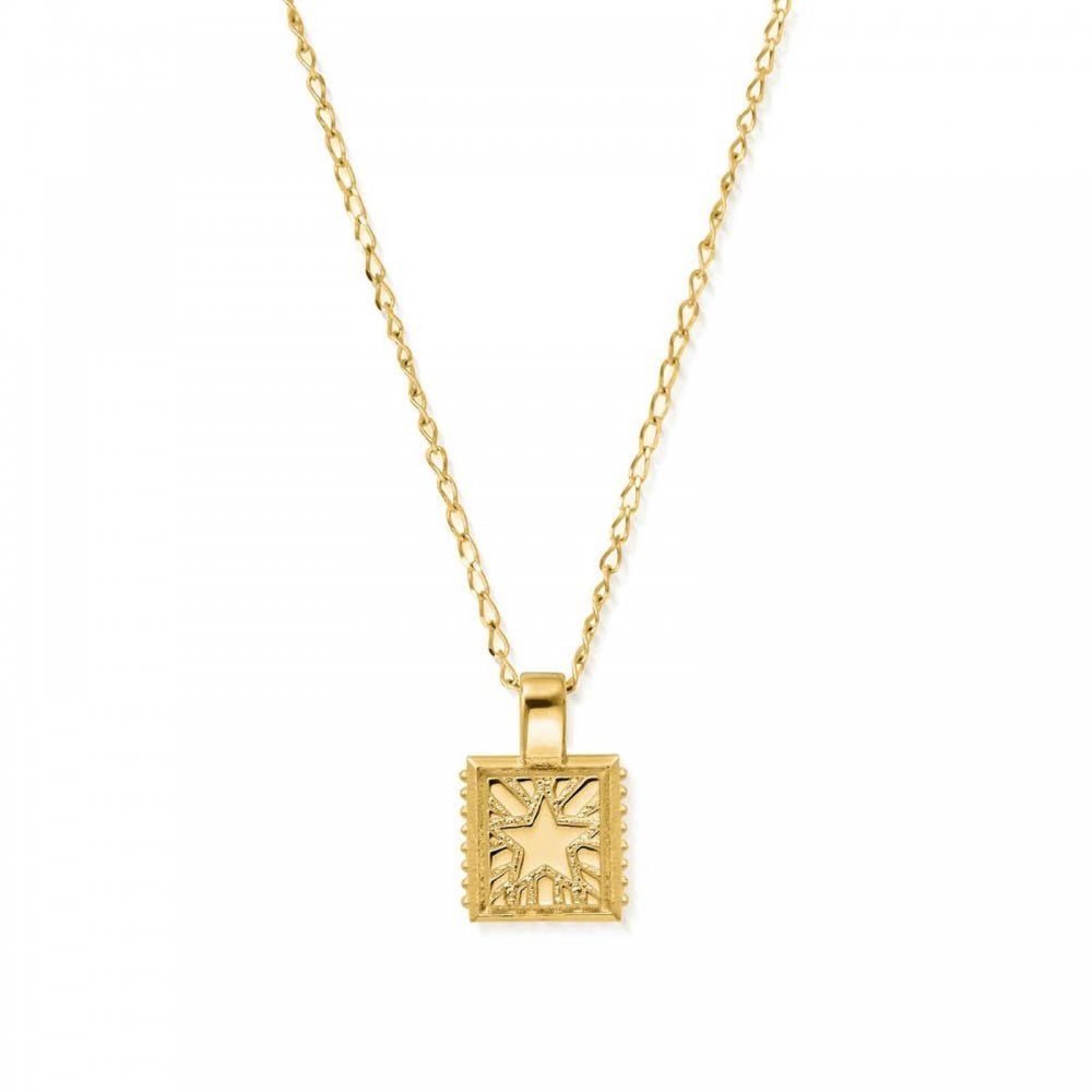 Chlobo Gold Tone Celestial Wanderer Necklace