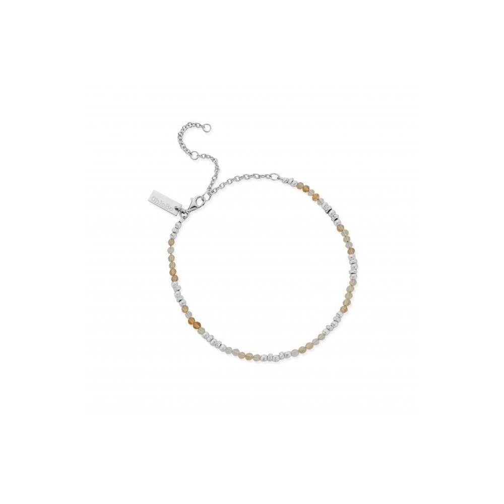 ChloBo Graceful Sun Citrine Anklet