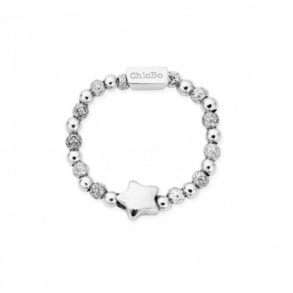 Chlobo Inset Star Ring Medium