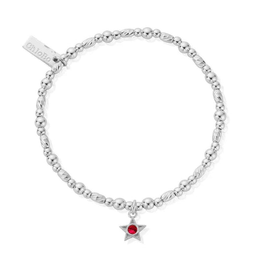 ChloBo January Garnet Birthstone Bracelet
