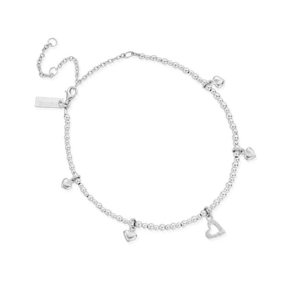 ChloBo Mini Cute Heart Anklet