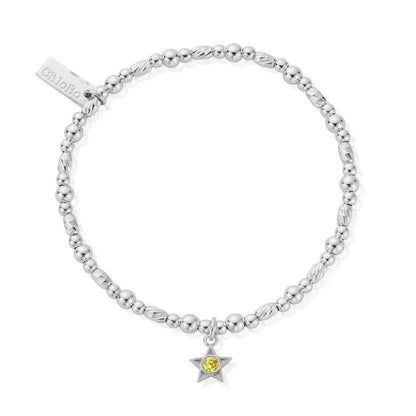 ChloBo November Yellow Topaz Birthstone Bracelet