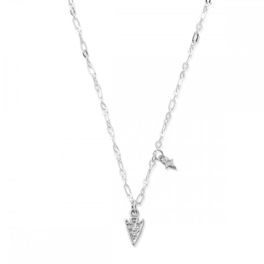ChloBo Silver Delicate Arrow Head Necklace