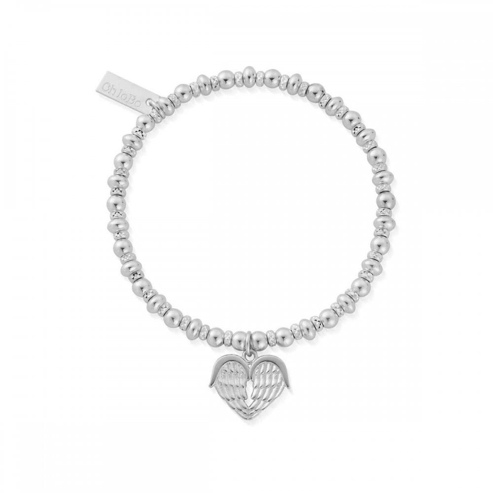 ChloBo Silver Didi Sparkle Heavenly Heart Bracelet