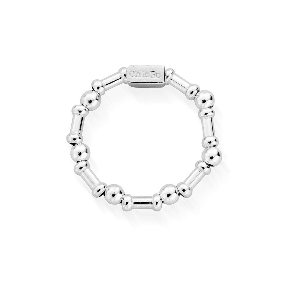 ChloBo Silver Rhythm of Water Ring Medium