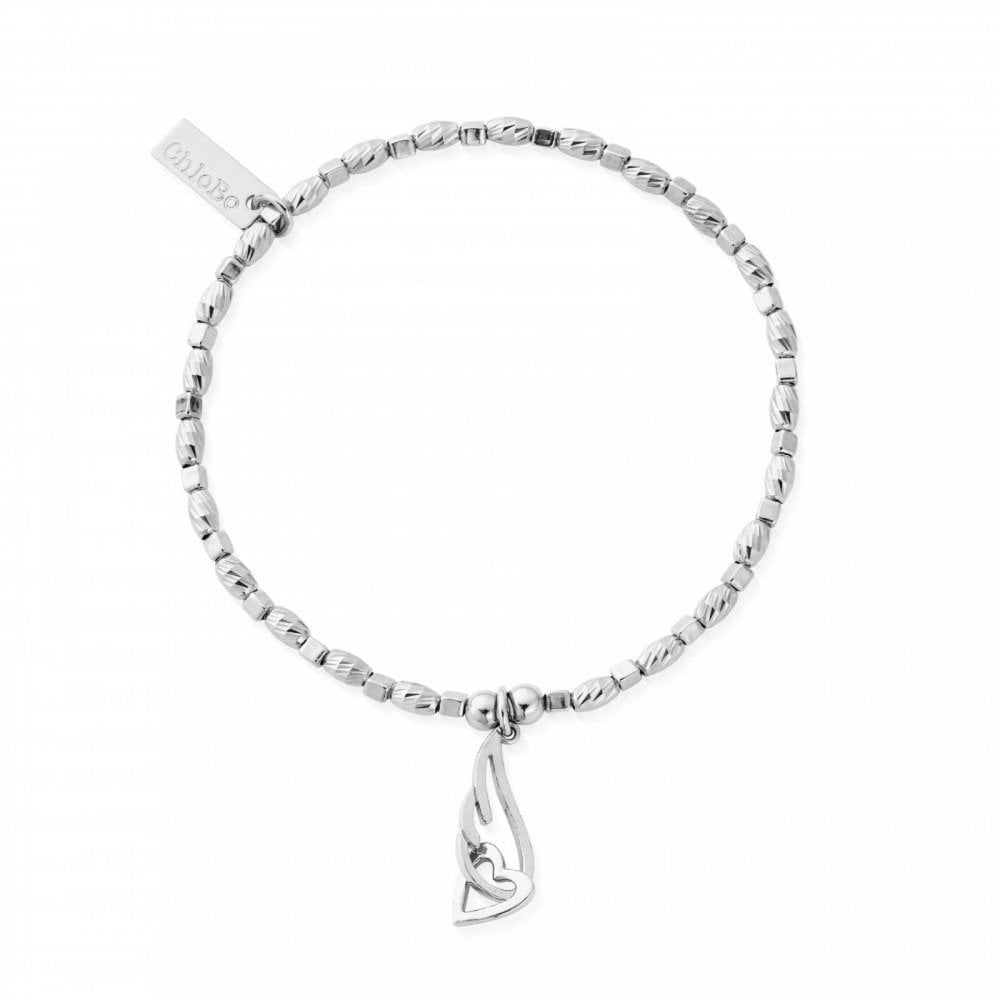 Chlobo Soul Glow Interlocking Heart & Angel Wing