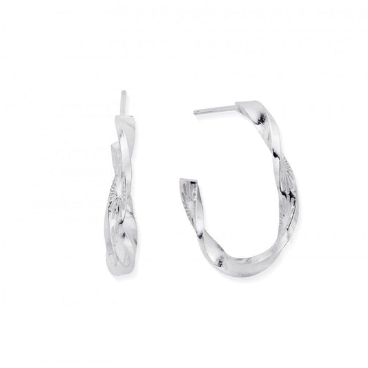 ChloBo Sun Twisted Hoop Earrings