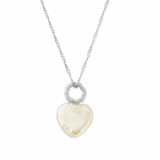 Chlobo Twisted Rope Chain Lucky Pearl Necklace