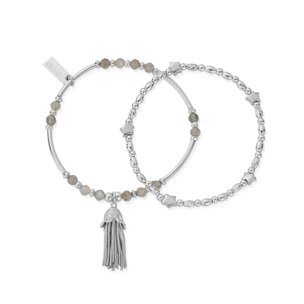 ChloBo Wisdom & Guidance Set Of 2 Bracelets