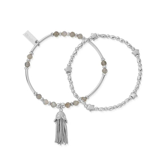 ChloBo Wisdom & Guidance Set Of 2 Bracelets